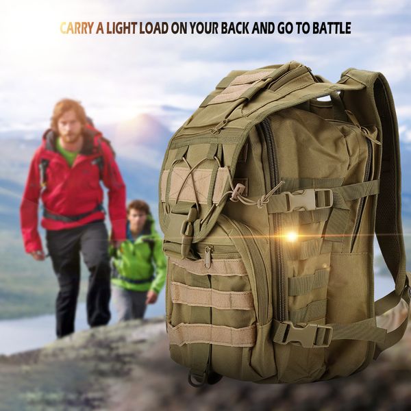 

45l 3d outdoor sport tactical climbing mountaineering backpack camping hiking trekking rucksack travel outdoor bag