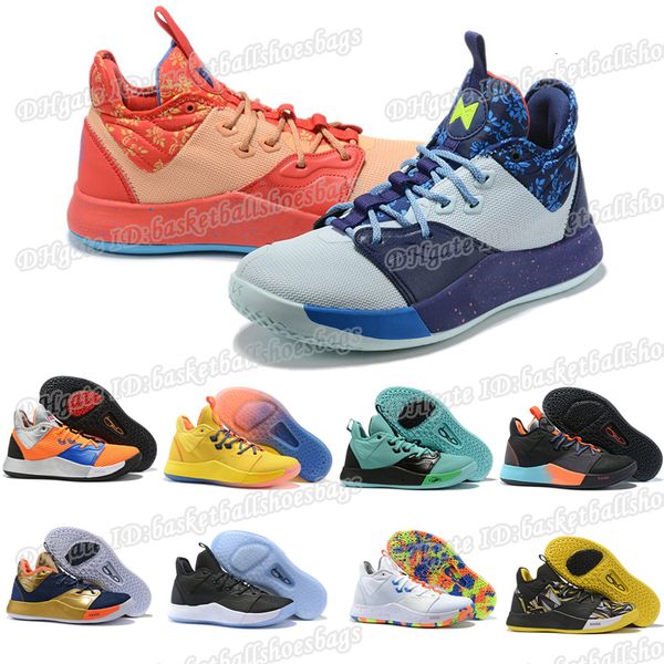 

new paul george 2019 pg 3 3s palmdale iii p.george basketball shoes pg3 nasa eybl blue orange black sports trainers mens sneakers 40-46 bsb