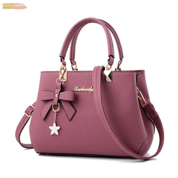 

2020 elegant shoulder bag women designer handbags women bags plum bow zipper sweet messenger crossbody bag for women