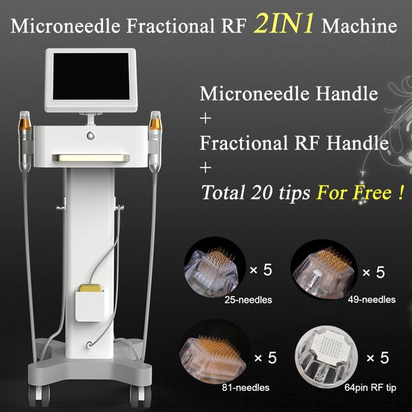 

ама попђлѬна маина microneedle  2-м Ѭђнми rf-зажками обѬабока Ѭама микѬоигл