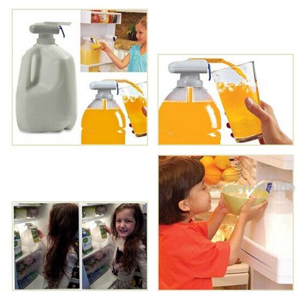 

white magic tap electric automatic water & drink beverage dispenser spill proof
