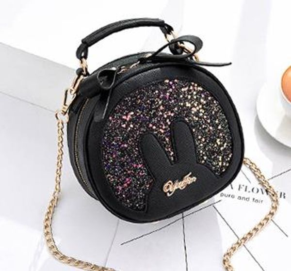 

rabbit ear small round crossbodybag female 2020 new messenger bag fashion mini shoulder bag ing