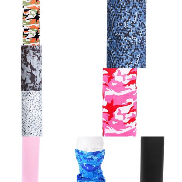 

by34k fleece cycling face mask scarf bandana neck triangle headwear scarf warmer breathable face cover ski fishing riding facemask, Black