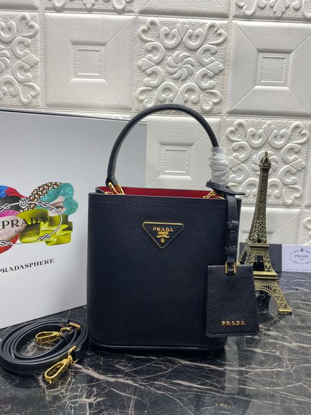 

designer handbag fashion classic diagonal bucket bag ladies casual leather shoulder bag new high-quality elegant temperament handbag 217