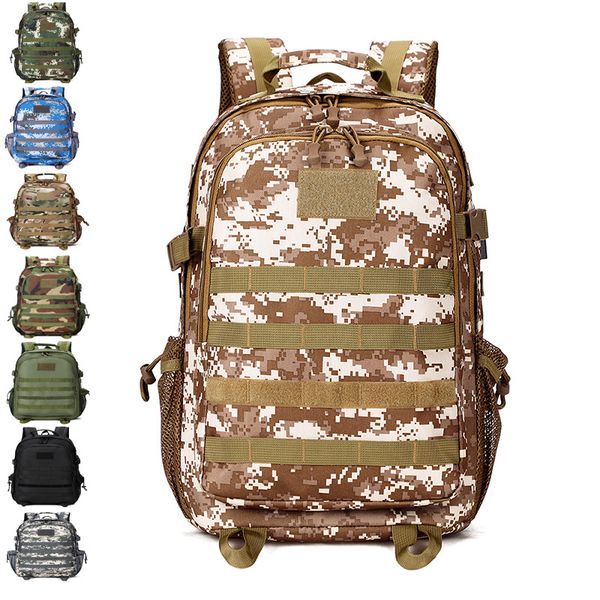 

40l outdoor backpack molle tactical backpack waterproof usb camping hiking for travel rucksack sports bag