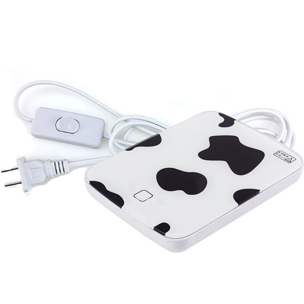 

55 degrees cup warmer thermostatic coaster heating coaster 18w electric heating heated mugs drink warmer baby bottle warmer heat