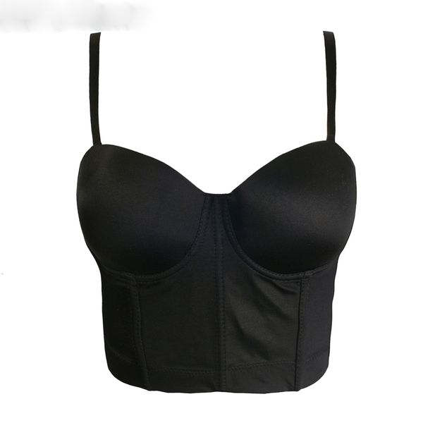 

для женщин жилет топы основные smooth спандекс push up bralet женщин бюстье бюстгальтер обрезанные top vest плюс размер drop доставка, White