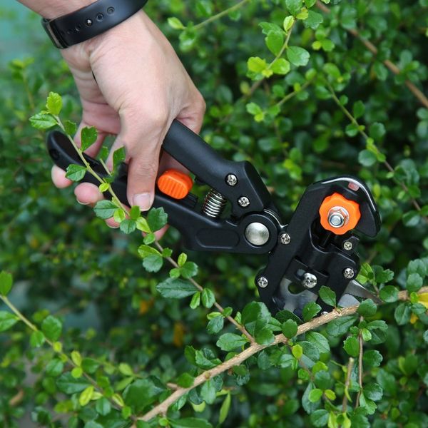 

garden fruit tree pro pruning shears scissor grafting cutting tool snip secateur machine + 2 blade garden tools set