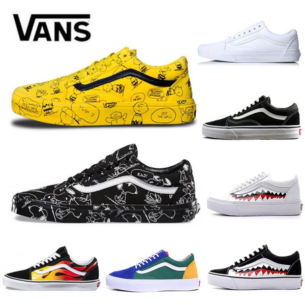 

Original van old kool men women ca ual hoe rock flame yacht club harktooth peanut kateboard men canva port running hoe neaker