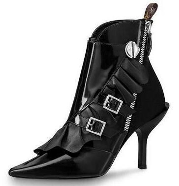 

2019 2019 1a57sg janet ankle bootwomen boot riding rain boots booties sneakers high heels lolita pumps dress shoes, Red;white