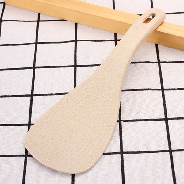 

соломы пшеницы большого ложок райс paddle scoop антипригарного ковш кухонный стол сервировка