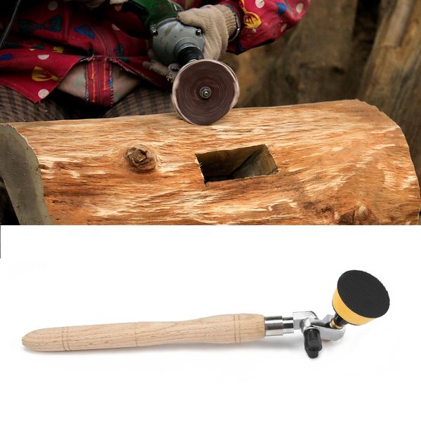 

universal angle polisher with wooden handle sander block woodworking tool portable sander with wood handle durable power tools