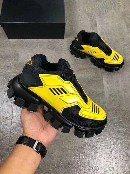 

lates p cloudbust thunder lace up sneakers men low casual shoes 19fw capsule series color matching men's platform luxury sneakers mn04, Black