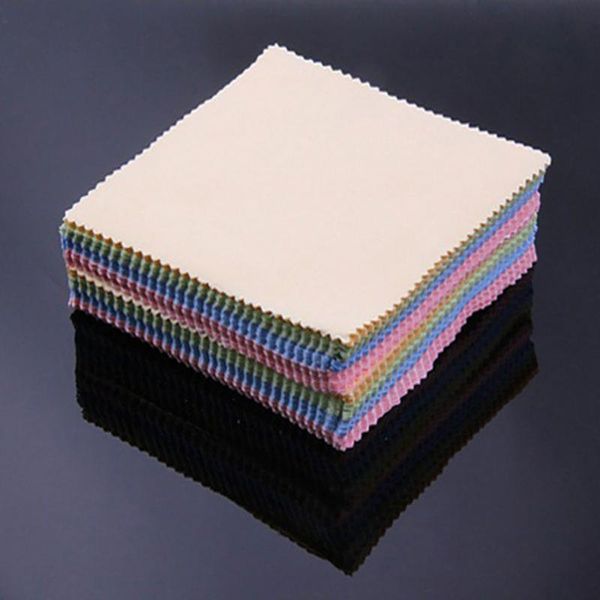 

100 pcs microfiber cleaner cleaning cloth for phone screen camera lens eye glasses sunglasses lcd screen, Silver