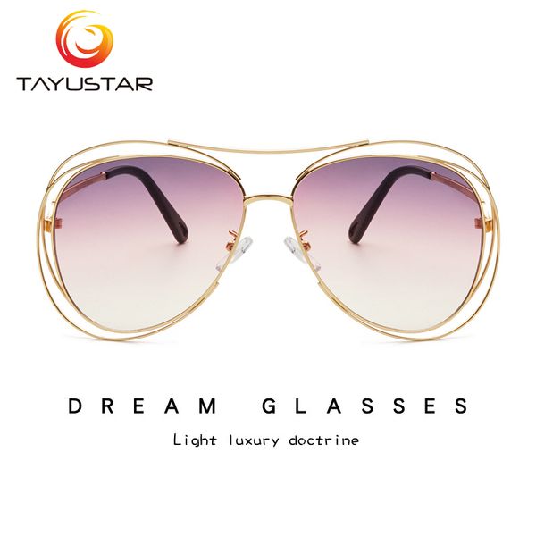 

tiiyu 2020 fashion sunglasses woman personality frame gradient lens brand ins sells well, White;black