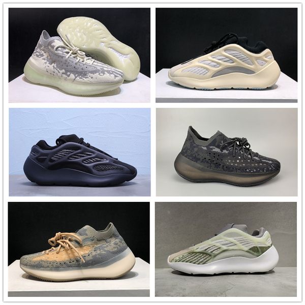 

new kanye west 700 v3 azael designer shoe mens womens running shoes glow in the dark 700v3 stone white sneakers