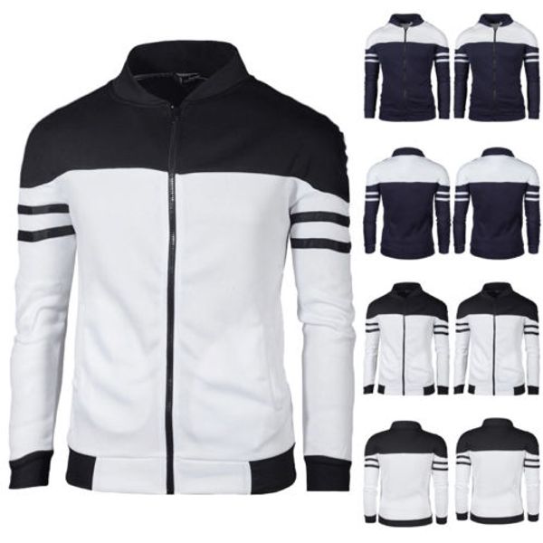 

new fashion men's outwear sweater winter hoodies warm jumper coat jacket hooded sweatshirts, Black;brown