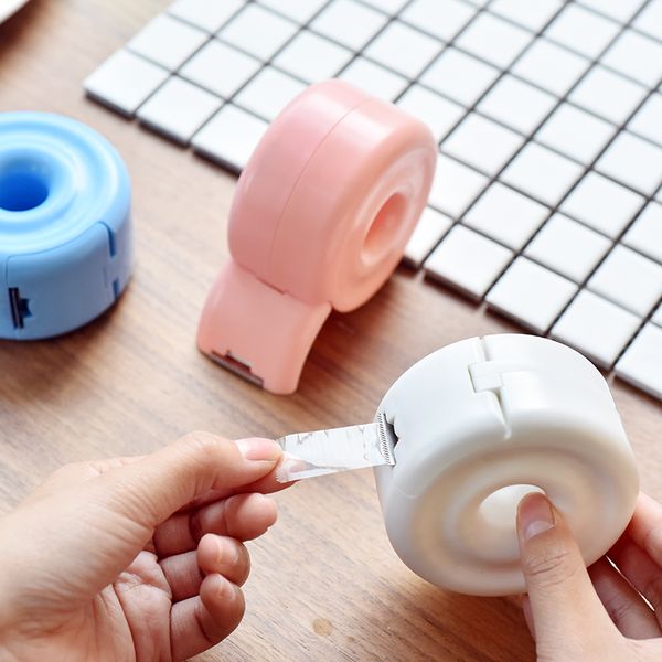 

round tape cutter candy color masking tape storage organizer cutter office machine stationery school supplies.w-0693