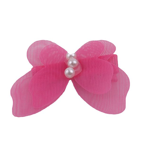 

1pcs infant girls' hair grips kids hairpin headwear cute candy color bow-kont butterfly hair clips fashion accessories, Slivery;white