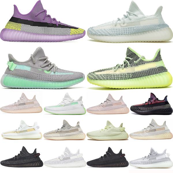 

kanye designer shoes men women running chaussures yecheil yeezreel yeshaya static 3m reflective mens trainers sport sneakers quality