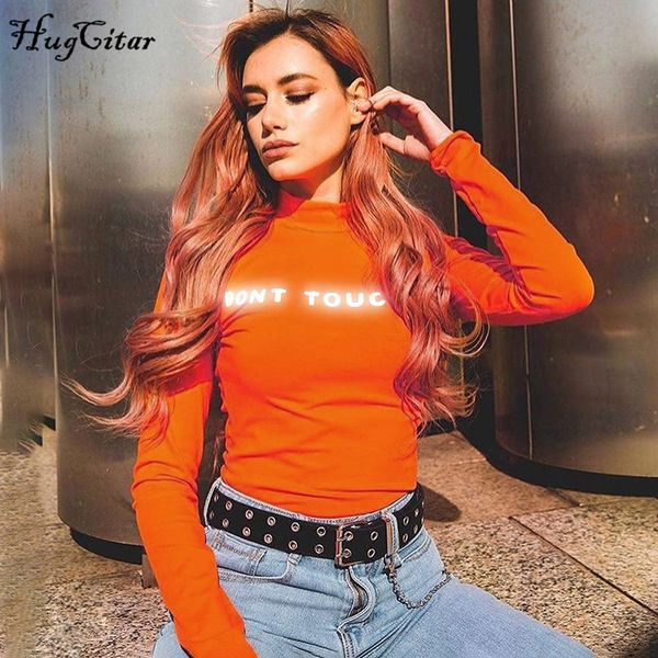 

hugcitar cotton reflective print long sleeve boydcon bodysuit 2019 summer women fashion streetwear club outfits body, Black;white