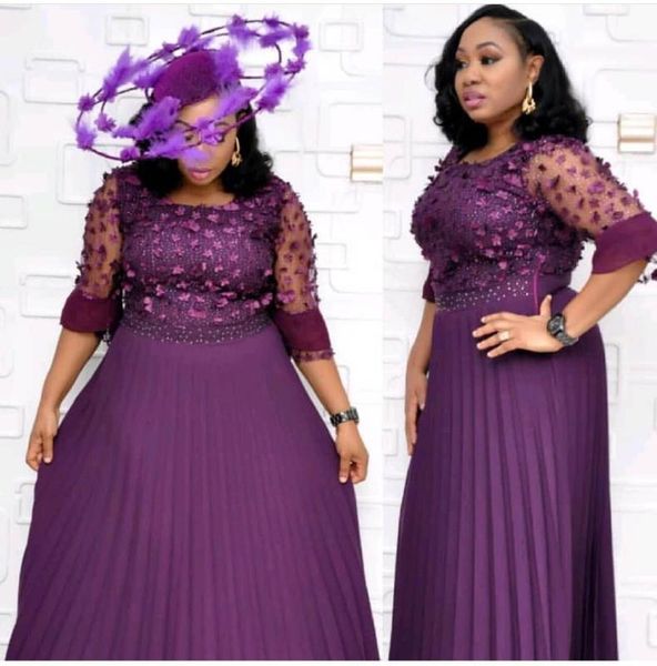 

long african dresses for women africa clothing african design bazin lace pleated three-dimensional flower glitter dashiki dress, Red