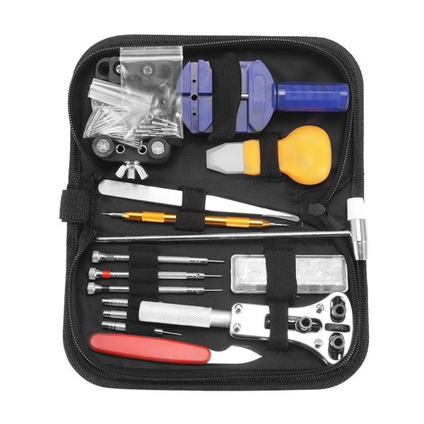 

youool 147pcs/507pcs watch repair tool kit watch case opener link remover screwdriver repair tools kit watchmaker tools 1 set