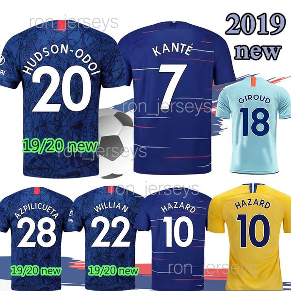 

10 Hazard 7 KANTE 9 Morata 3 MARCOS A 8 BARKLEY home away Soccer Jerseys 18/19