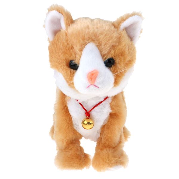 

electronic plush cat meow doll simulation toy house decoration educational toys birthday gift for children kids toddler