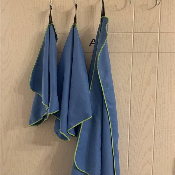 

3pcs in a set microfiber swimmimg towel 3 colors 80x40cm 130x73cm ultralight outdoor absorbing water quick dry bath towel