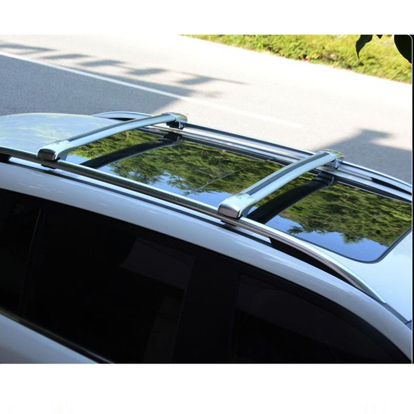

wholesale aluminum alloy cross bar sliver and black colour roof rack for terracan
