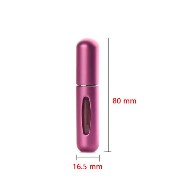 

5ml refillable mini perfume pray bottle aluminum hipping