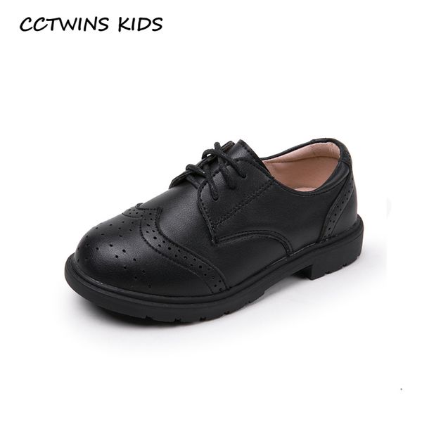 

cctwins kids shoes 2020 spring baby boys genuine leather shoes girls fashion oxford children soft flat toddler gx2038, Black;grey