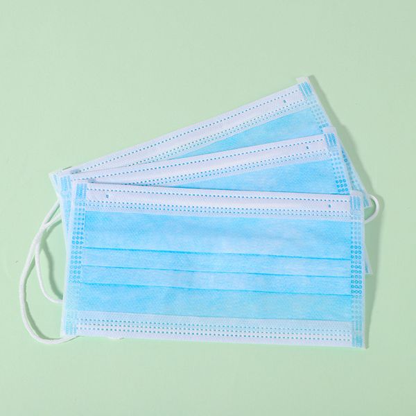 

men 100pcs masks disposable protective mask 3 layers kn95 dustproof facial protective cover masks maldehyde prevent n95 kn95 ffp3