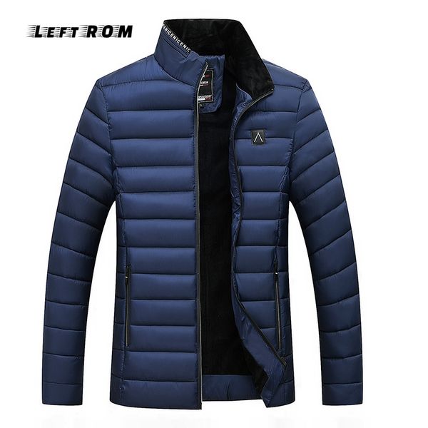 

2018 new jackets parka men quality autumn winter warm outwear brand slim mens coats casual windbreak jackets men s-4xl, Black