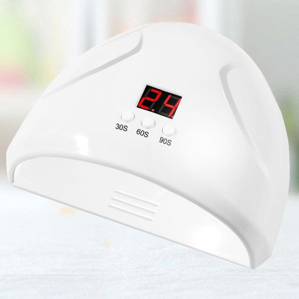 

1pc 12 led 36w смарт sensing ногтей сушилка гель лак отверждение led уф лампа сушки гель таймер маникюра инструменты для ногтей сушилка (бел
