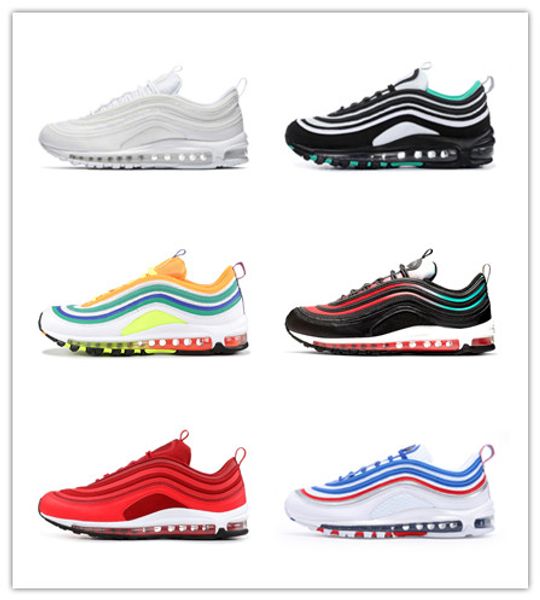 

97s running shoes for men women neon seoul red leopard crush throwback future clear emerald mens trainer fashion sports sneakers runners