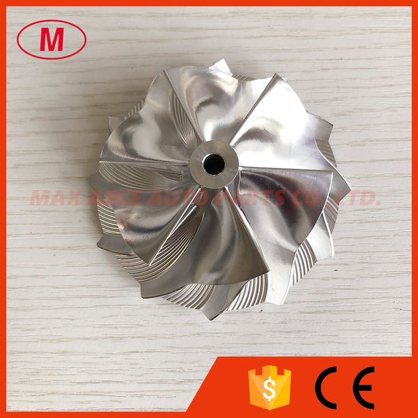 

b03g reverse 61.99/77.05mm 6+6 blades high performance turbo billet/milling/aluminum 2618 compressor wheel