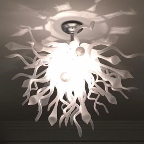 

hand blown glass chandeliers lamp white led pendant light ceiling chandelier lighting for l bar restaurant art decor