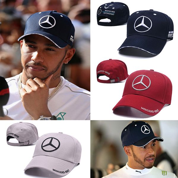 

Мужчины женщины Mercedes Benz вязаная шапка кость горра Snapback Hat F1 Champion Racing Sports AMG Автомоб