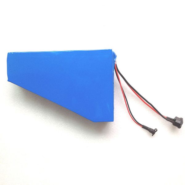

waterproof high-quality 48v triangle lithium battery 20ah 18650 batteries for 400w to 1300w motor with charger and bag