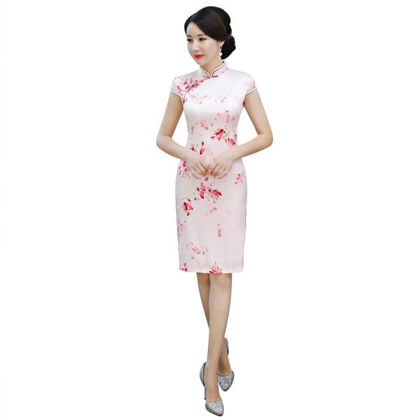 

rayon new chinese traditional women qipao vintage oriental female cheongsam novelty chinese formal dress size  l xl xxl 3xl 4xl, Red