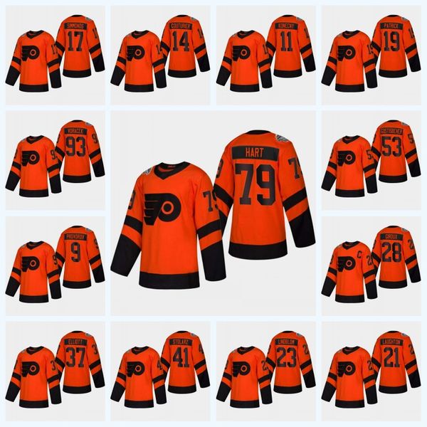 

Womens Sean Couturier Philadelphia Flyers 2019 Stadium Series Jersey Carter Hart Claude Giroux Konecny Gostisbehere Provorov Jakub Voracek