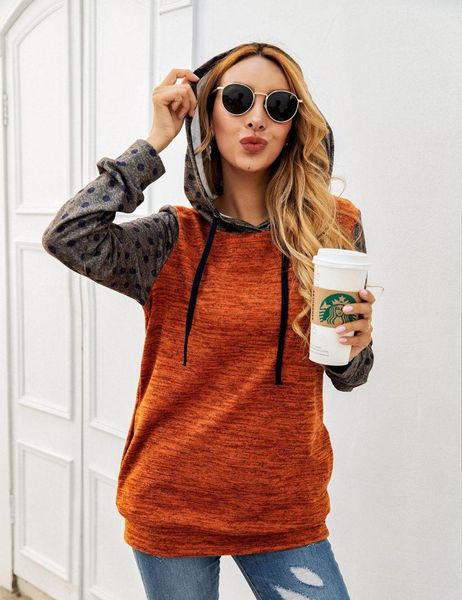 

2019 autumn winter leopard pocket romper blouse sweatshirt female fashion long sleeve lacing splice new sweatshirt, Black