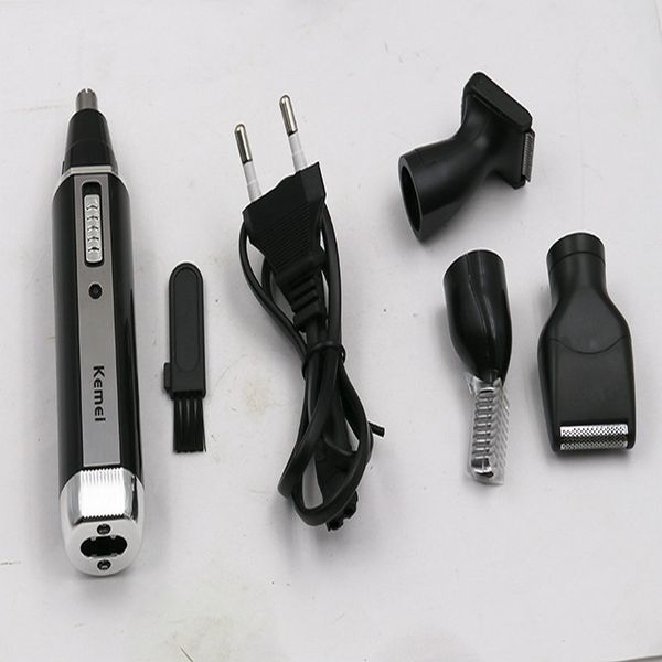 

kemei 6630 4 in1 electric ear recortador de pelo de nariz mejor calificado 2019 removal eyebrow trimer depiladora nariz facial care tool