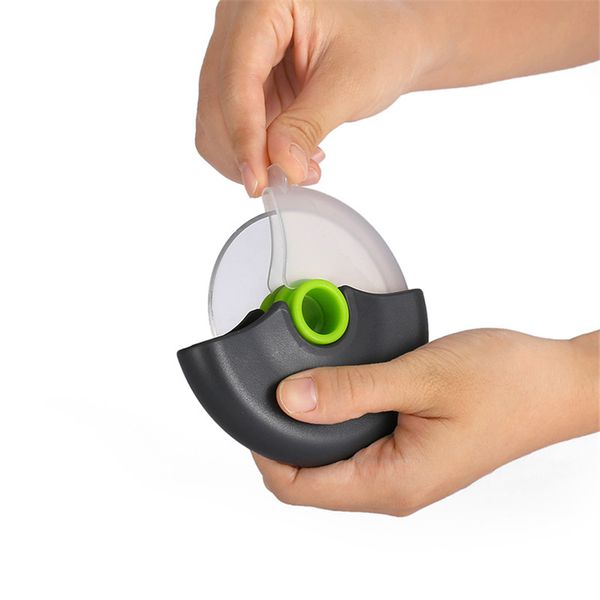 

pizza cutter wheel stainless steel pizza knife pastry dough slicer kitchen gadget with protective blade guard easy to clean jk2003