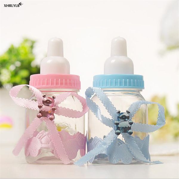 

xhrlylb small bottle plastic box european baby shower candy box baby year old full moon candy wedding decoration gift box.8z
