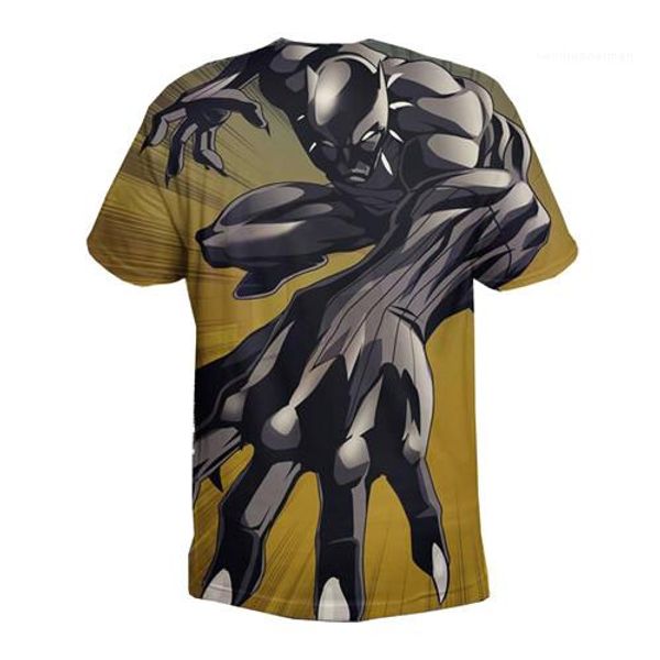 

3d print tshirts acetate fiber fashion crew neck short sleeve clothing plus size apparel avengers men summer, White;black