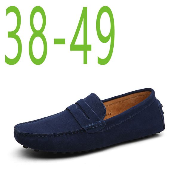 

large doudou shoes men's british leather shoes casual driving men, Black