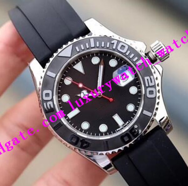 

latest version 5 colors men watch 40mm 116655 126655 ceramic bezel rubber strap 2813 automatic luminous dial luxury watch ing